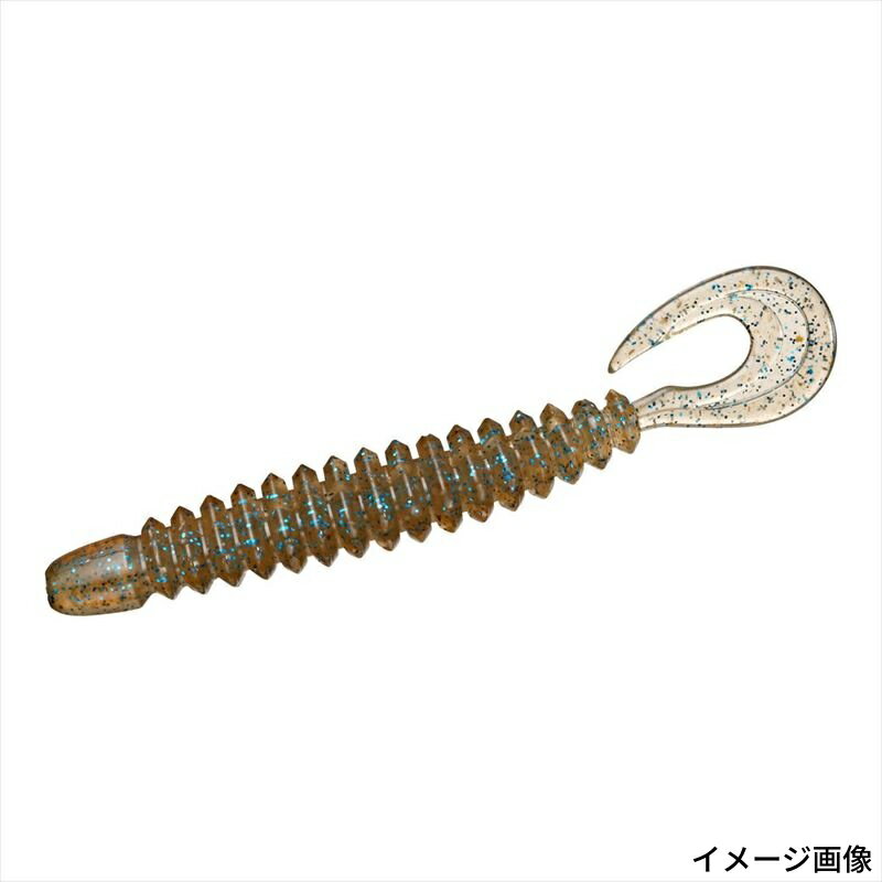Worm - ダイワ ワーム HRF HRFカーリー 2.6インチ ダークシナモンブルー【ゆうパケット】