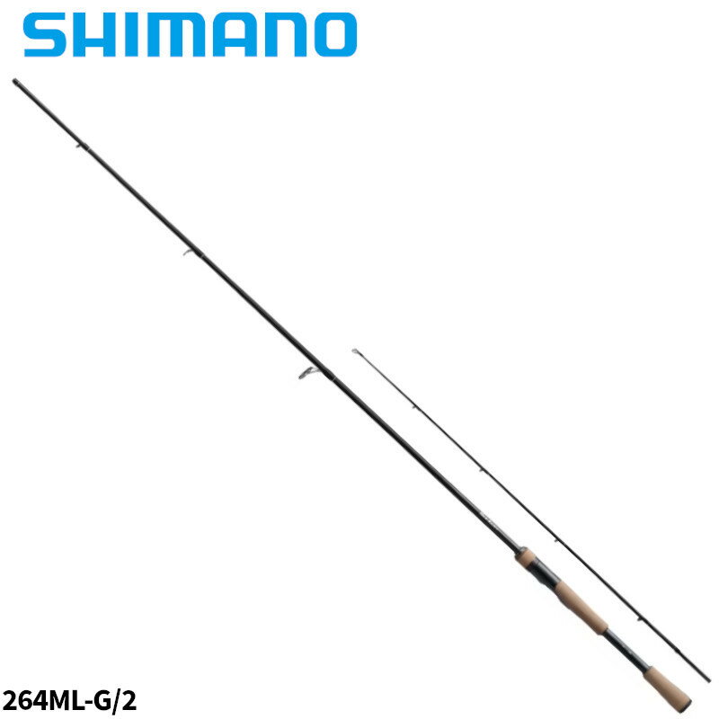 【スーパーSALE！最大P10倍&お得なクーポン配布中！】【現品限り】 シマノ バスロッド バンタム 264ML-G/2 23年追加モデル