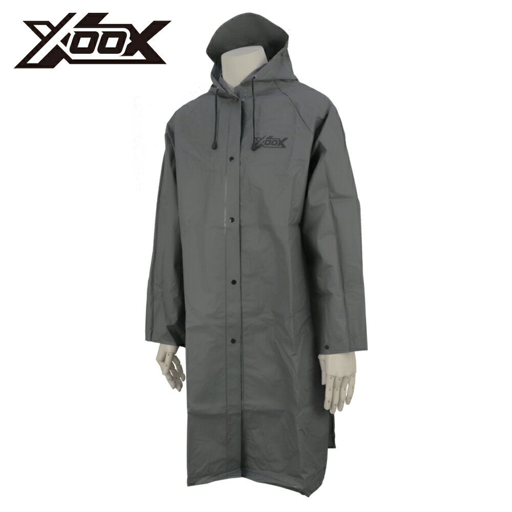 【マラソン期間中はエントリー&3点購入で最大P28倍!】【現品限り】 ウェア XOOX EVAライトレインコート XL グレー