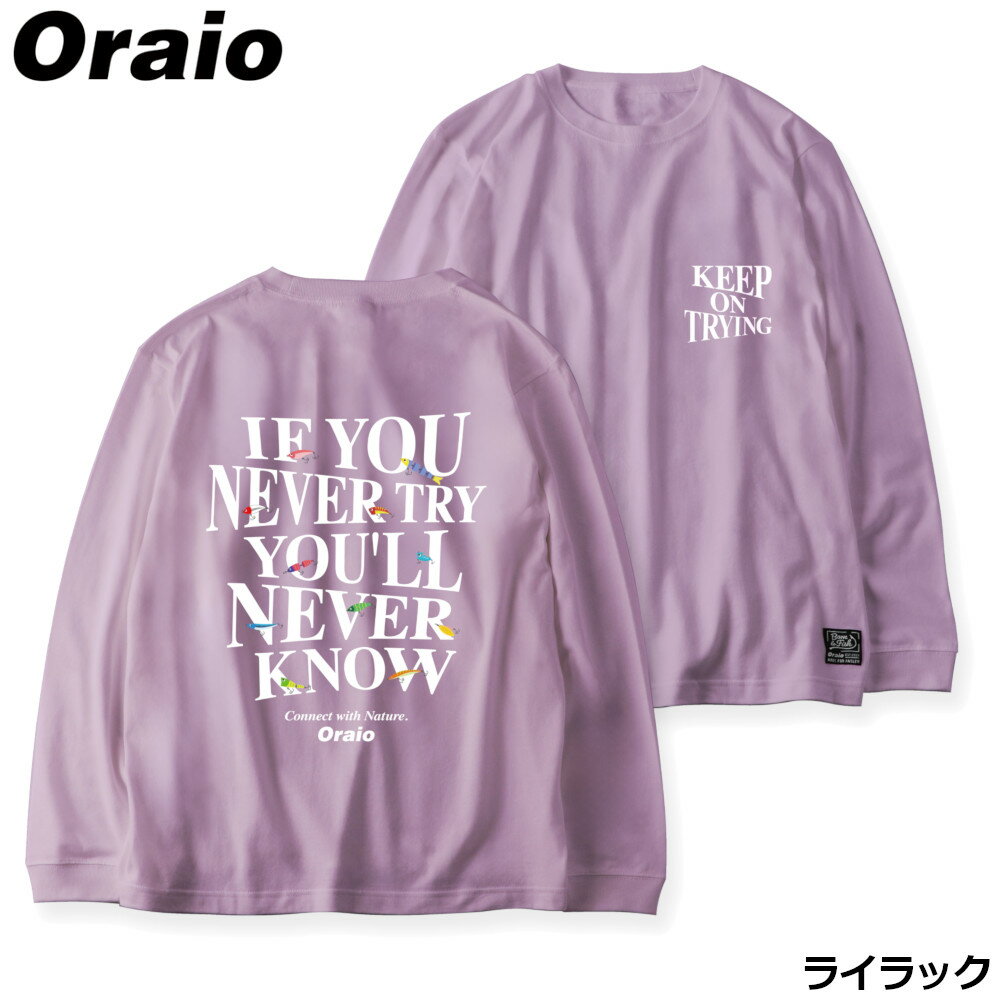 ウェア Oraio(オライオ) グラフィックビック ロンT KOT M ライラック