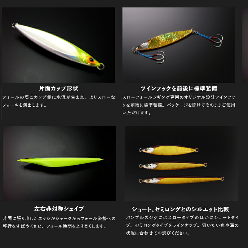 バンブルズジグ スロー 120g セクシーブルピン の商品画像2枚目