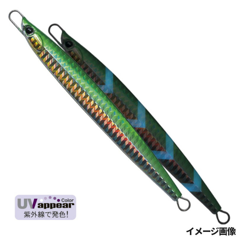 【現品限り】 パームス ジグ ジガロ QR 60g H-615 UVグリーン JQ-60【ゆうパケット】