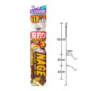 【衝撃!4点購入で最大1万ポイント!】ささめ針 投釣り 3本鈎 K−102 針11号−ハリス3号【ゆうパケット】