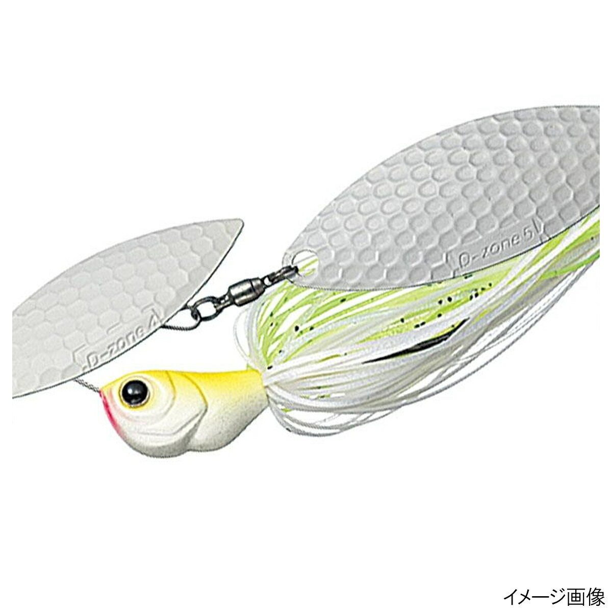 エバーグリーン（EVERGREEN） スピナーベイト D-ゾーン(D-ZONE) TW 1/2oz #02(ホワイトチャート)