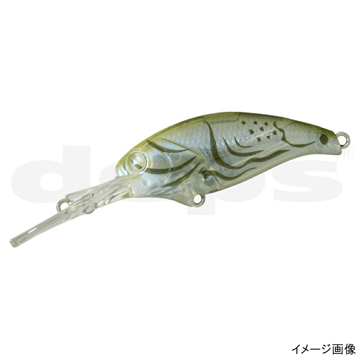 デプス ルアー イヴォーク シャッド MR #14(スジエビ)【ゆうパケット】