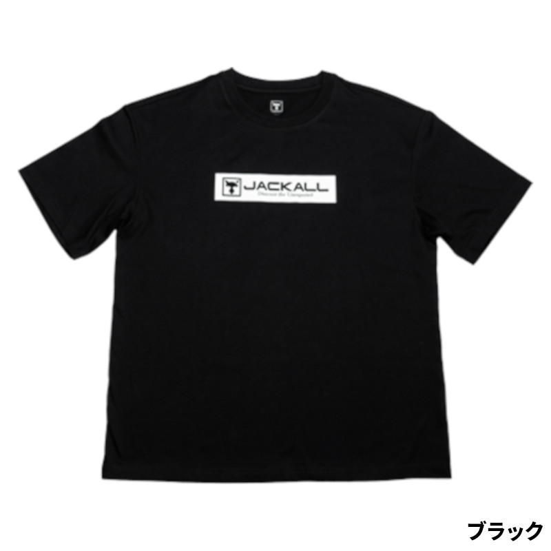 ジャッカル ウェア ショートスリーブロゴTシャツ XL ブラック