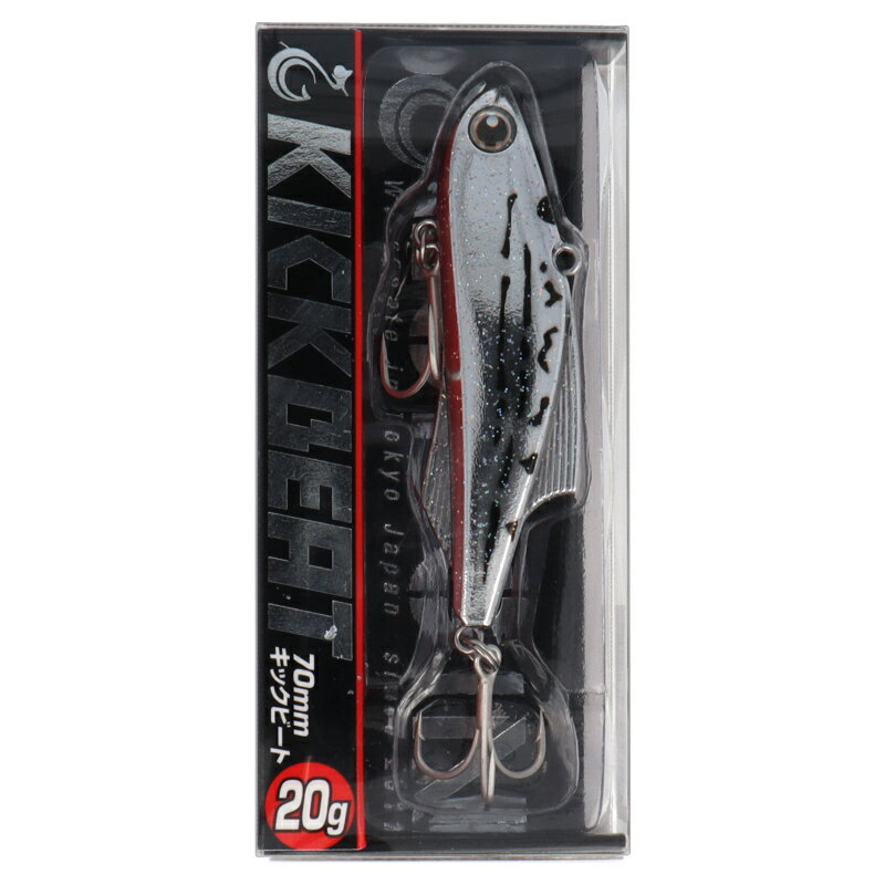 【スーパーSALE！3点購入で最大P26倍！】ロンジン（LONGIN） ルアー キックビート 70 20g S 山陰ギンギラエノハ【ゆうパケット】