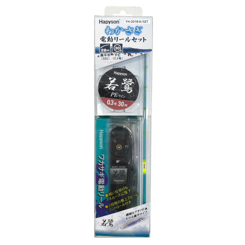 Other - 【現品限り】 ハピソン ワカサギ電動リールセット ブラック YH-201B-K/SET