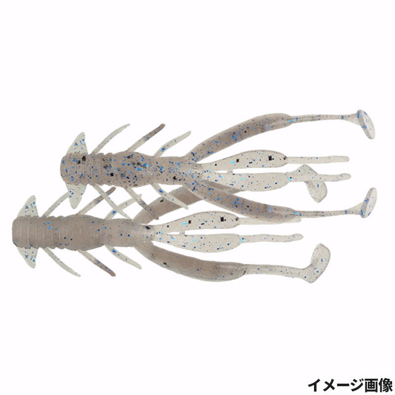 ジャッカル ワーム ジミーシュリンプ 3インチ シナモン脱皮シュリンプ【ゆうパケット】