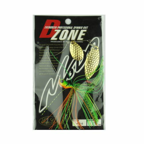 Rakuten - エバーグリーン（EVERGREEN） スピナーベイト D-ゾーン(D-ZONE) TW 1/2oz #06(ホットタイガー)【ゆうパケット】