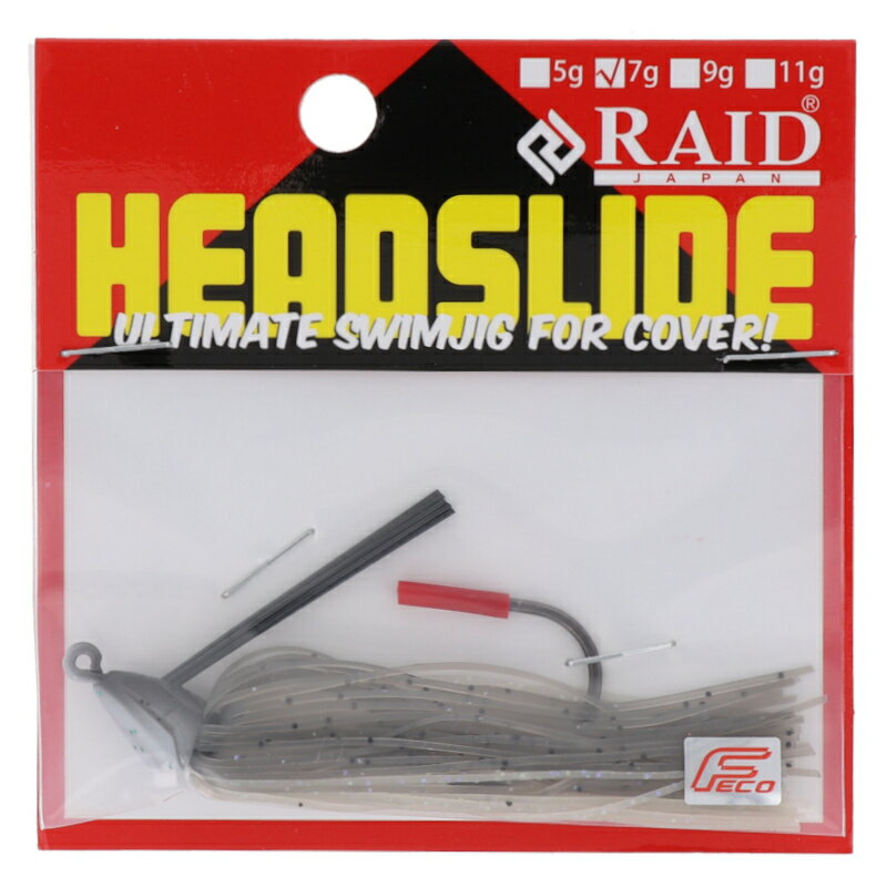 Rubber Jig - 【現品限り】 レイドジャパン ラバージグ HEAD SLIDE 7g 014 コスメシャッド【ゆうパケット】