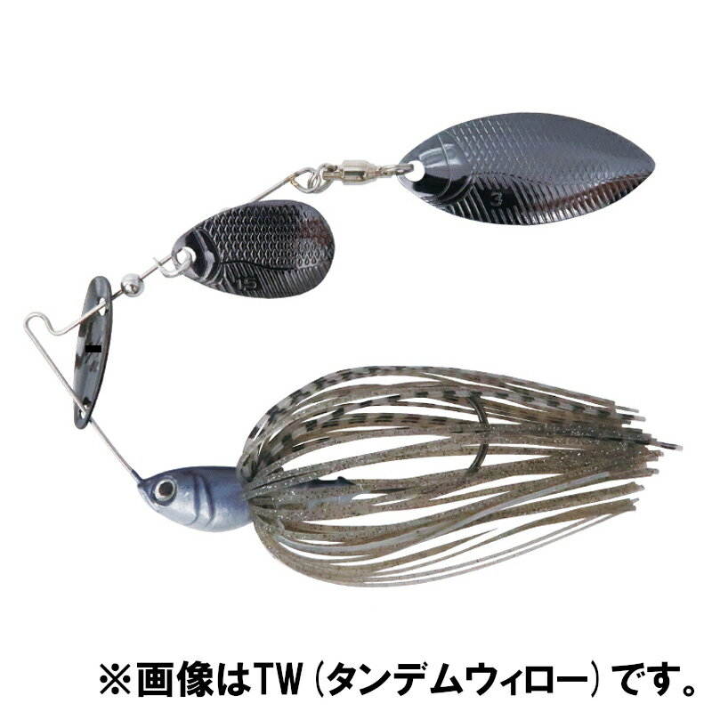 樂天商城 - ボトムアップ スピナーベイト チビーブル 1/4oz DW S408 スモーキンシャッド【ゆうパケット】
