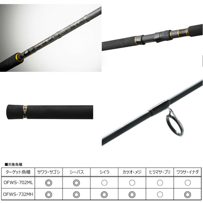 アブガルシア キャスティングロッド オーシャンフィールド サワラキャスティング OFWS-702ML 2