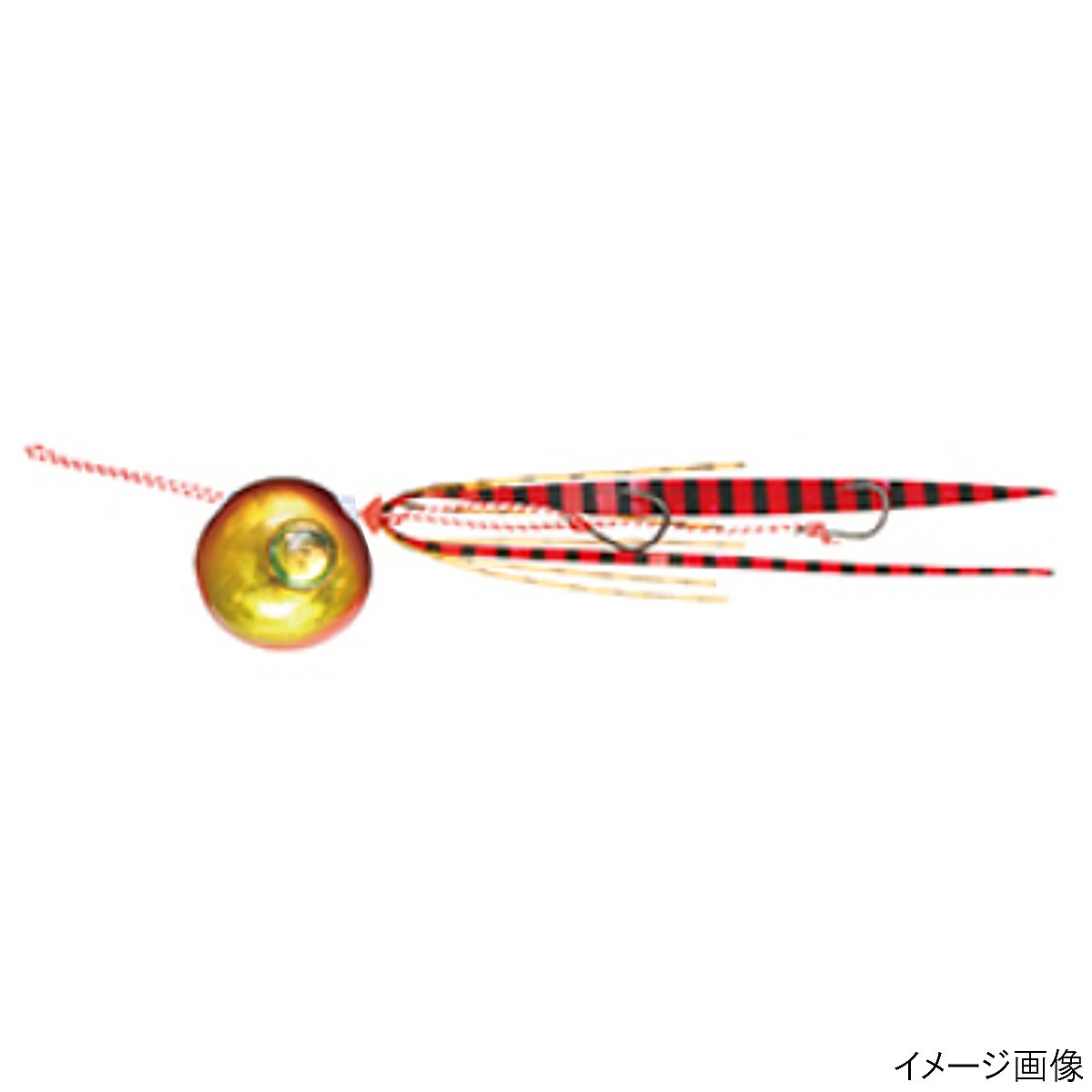 【現品限り】 タイラバ 海神 シャンクス 100g レッドゴールド