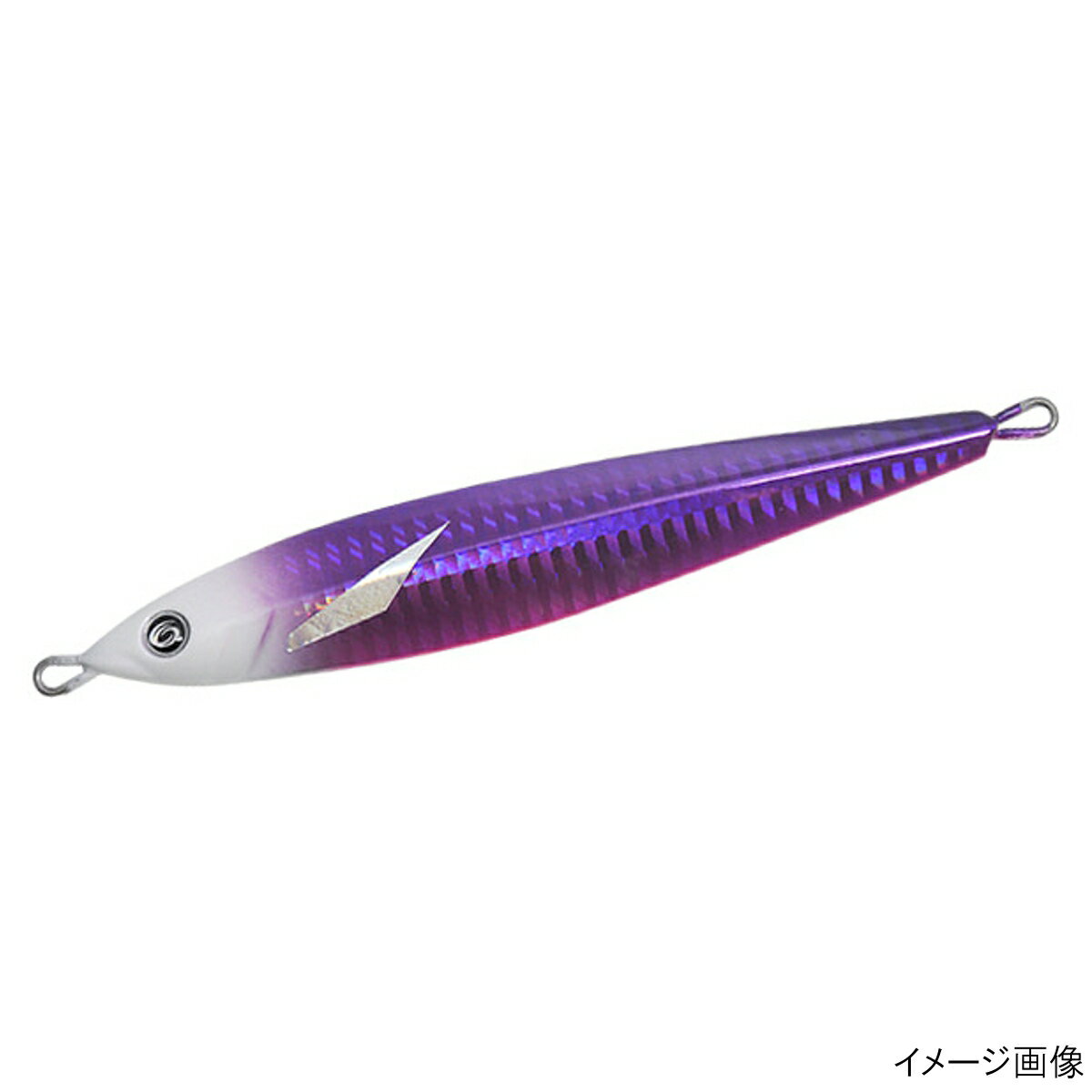 【アウトレット】 クレイジーオーシャン ジグ オーシャンフラッシュセミロング 80g #10 パープルグローヘッドのサムネイル