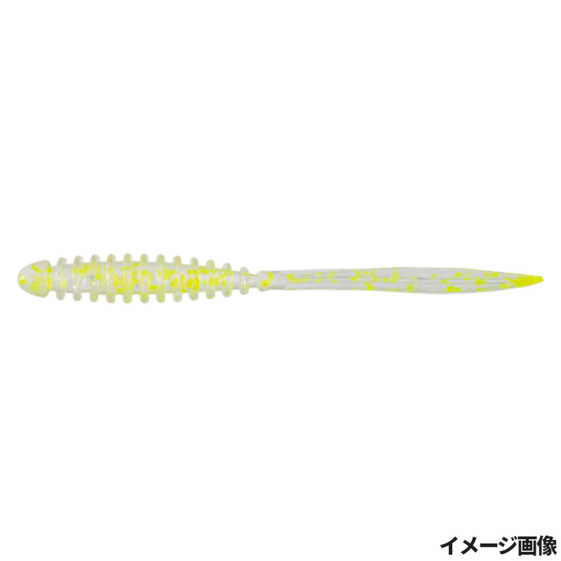 【スーパーSALE！3点購入で最大P26倍！】ジャッカル ワーム ぺケリング 2.5インチ チャートクラッシュ【ゆうパケット】