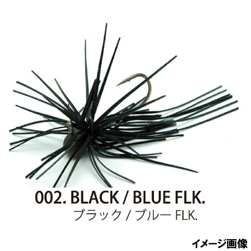  レイドジャパン ラバージグ EGU DAMA Type-LEVEL ヘビーウェイトモデル 5.5g 002.ブラック/ブルーFLK