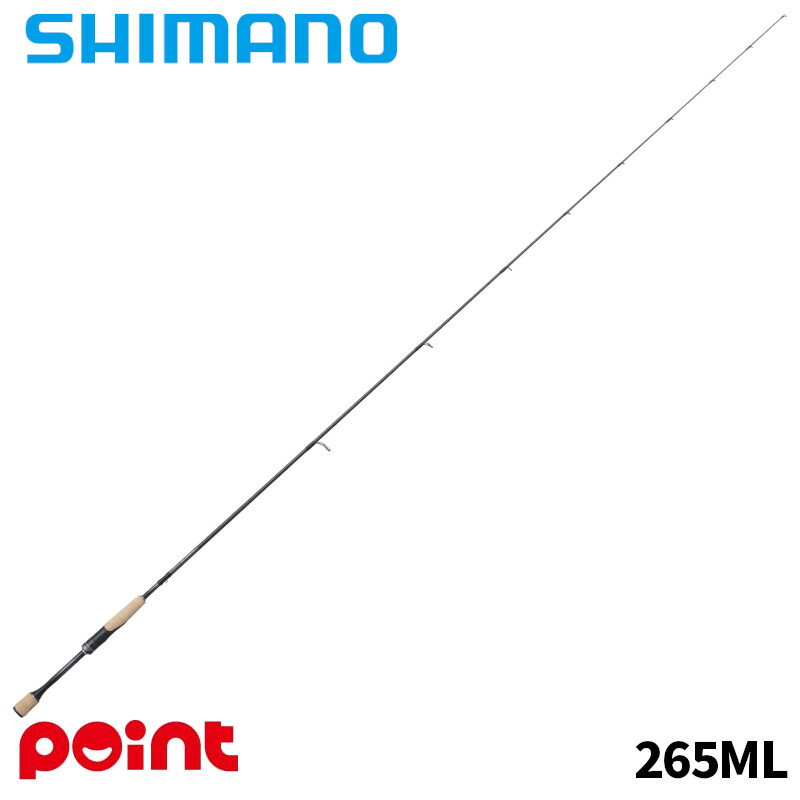 シマノ バスロッド 26 ポイズン グロリアス 265ML【大型商品】※単品注文限定、別商品との同梱不可。ご注文時は自動キャンセル対応。