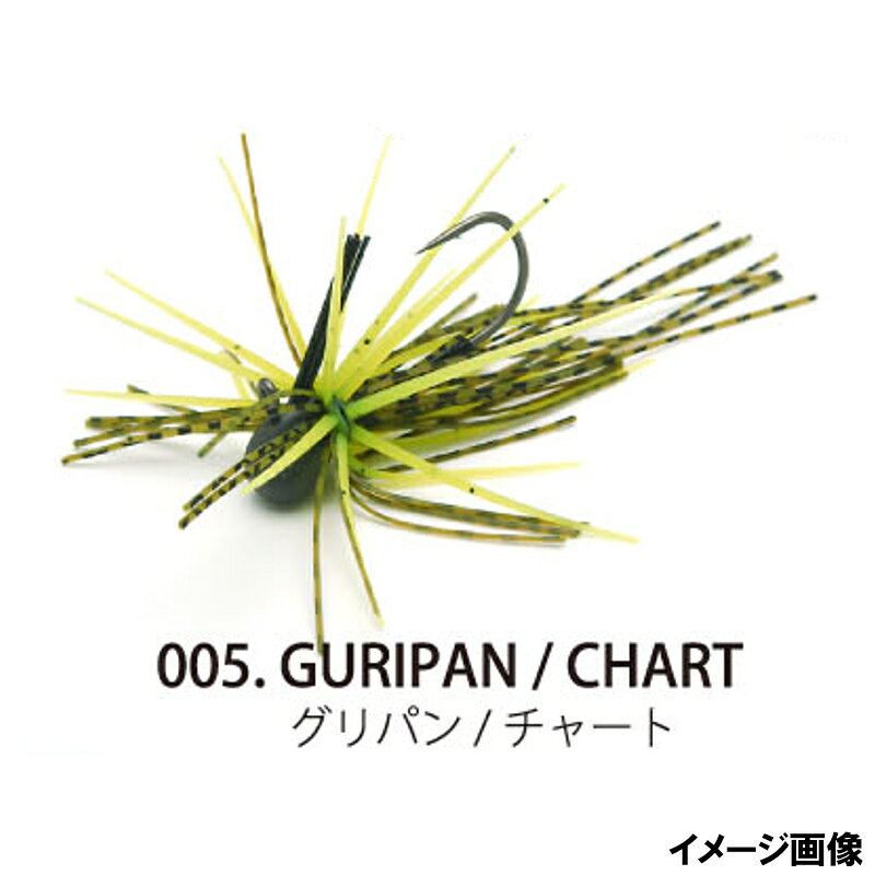  レイドジャパン ラバージグ EGU DAMA Type-LEVEL ヘビーウェイトモデル 5.5g 005.グリパン/チャート