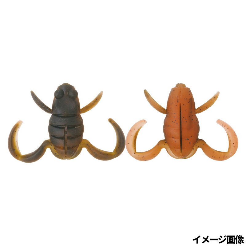 ボトムアップ ワーム スクーパーフロッグダディ E015 MAGMA【ゆうパケット】