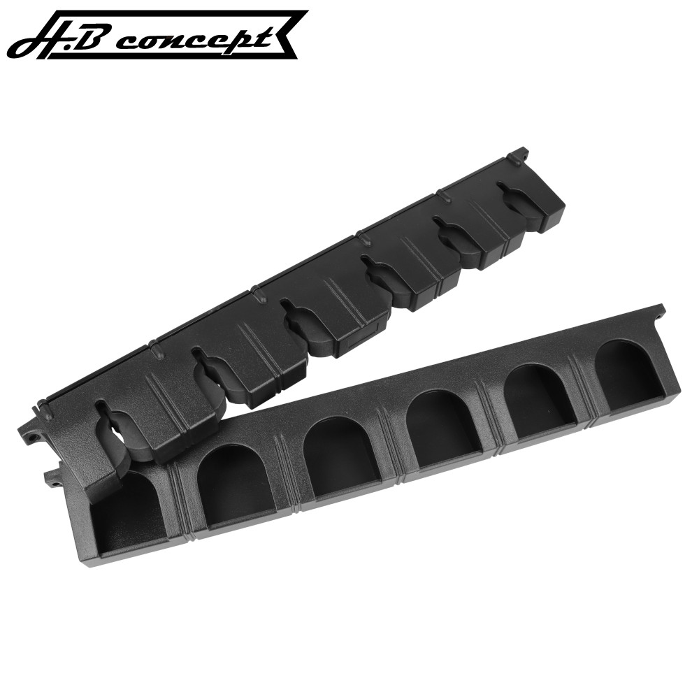 【楽天ブラックフライデー!3点購入で最大28倍!】H.B コンセプト 壁掛けロッドスタンド タテ式 ブラック