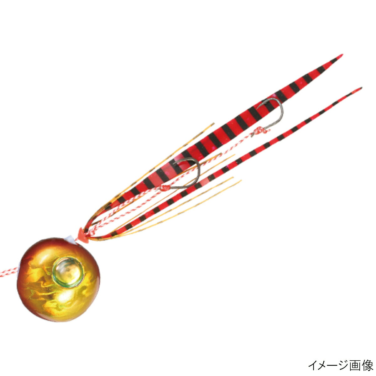 タイラバ 海神 シャンクス 120g レッドゴールド/シマシマレッド