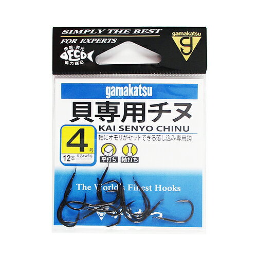 乐天商城 - 【現品限り】 がまかつ 貝専用チヌ 4号 黒【ゆうパケット】