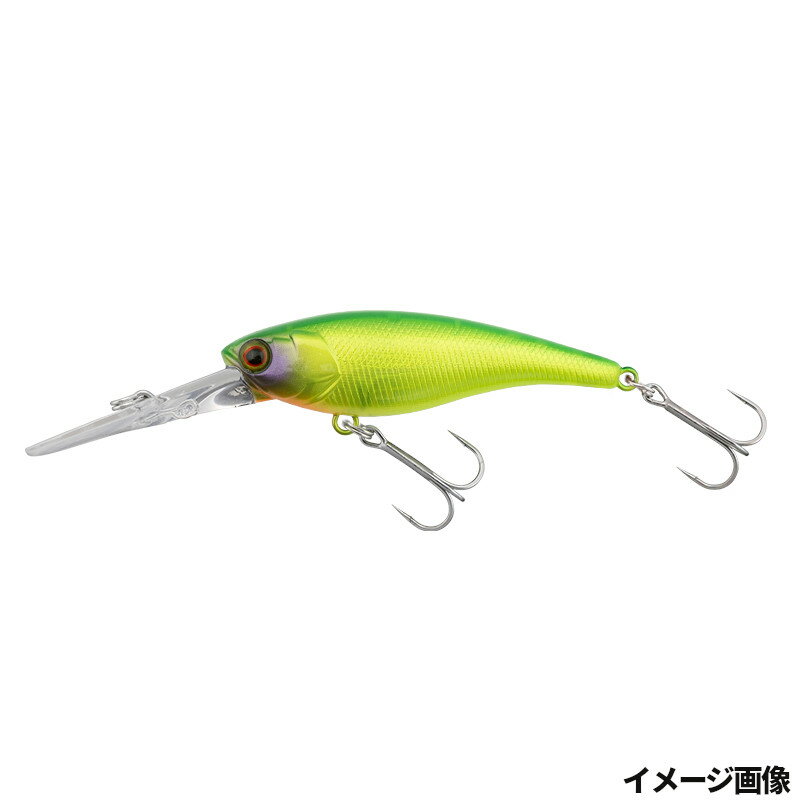 ジャッカル ルアー ソウルシャッド 68SP ライムバックチャート【ゆうパケット】