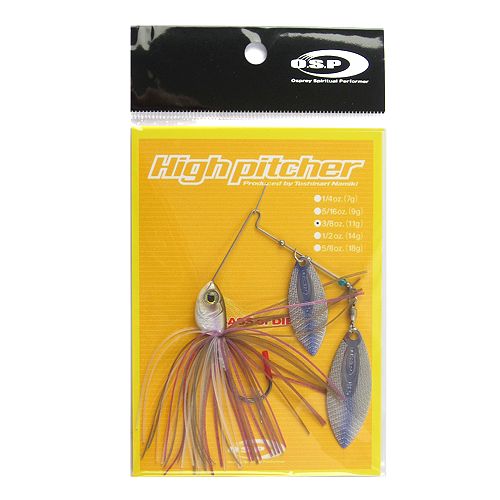 Spinner Bait - 【現品限り】 オーエスピー スピナーベイト ハイピッチャー 3/8oz DW S62 ゴーストワカサギ【ゆうパケット】