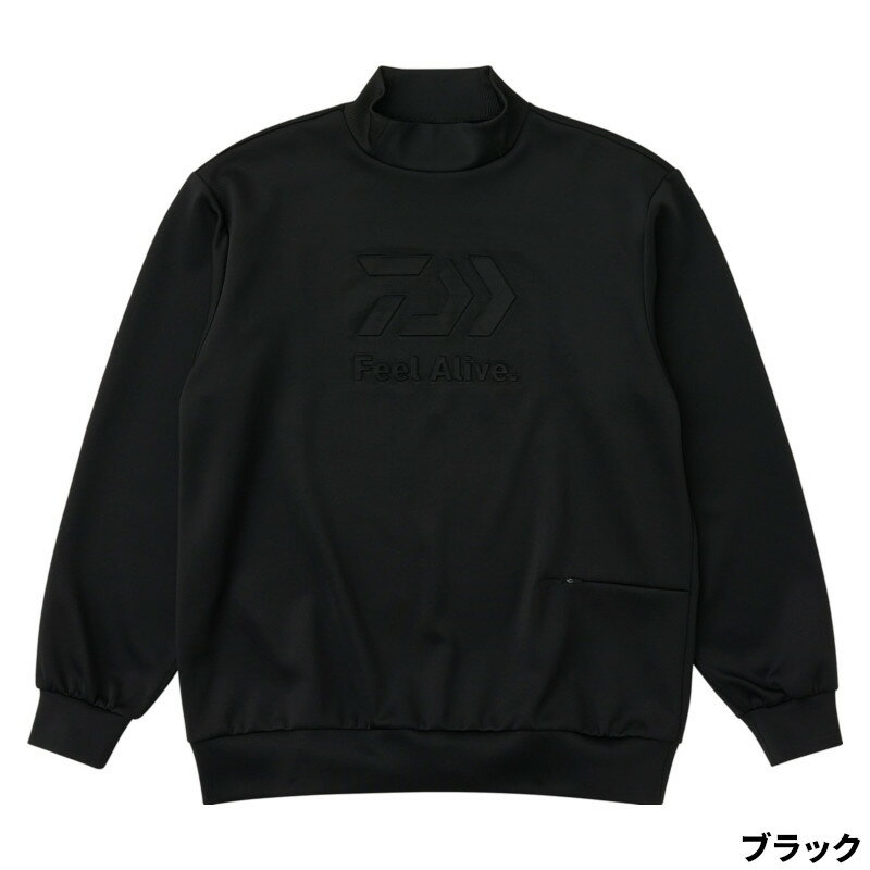 ダイワ 防寒ウェア DE-8725 DANROTECHスウェットモックネック XL ブラック