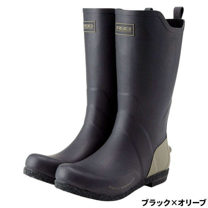 乐天商城 - 双進 フットウェア RBB ロックグリップブーツFS L ブラック×オリーブ 7749
