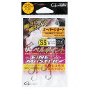 【5日限定!3点購入で最大5000p!】がまかつ 糸付サーベルポイント ファインマスター(スーパーショート) 60125 SS【ゆうパケット】