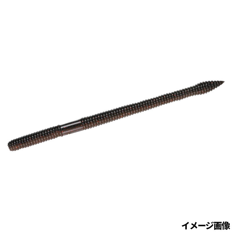 乐天商城 - 【スーパーSALE！最大P10倍&お得なクーポン配布中！】ダイワ ワーム スティーズネコストレート 5インチ ブラックエビミソ【ゆうパケット】