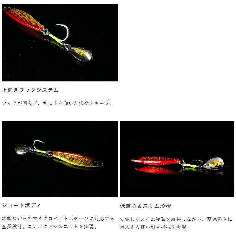 カンタン巻くだけキャスティングジグ ジャックアイ サワラスピン2 30g カンタン巻くだけキャスティングジグ ジャックアイ サワラスピン2 30g ブルピン青夜光ゼブラ (2)