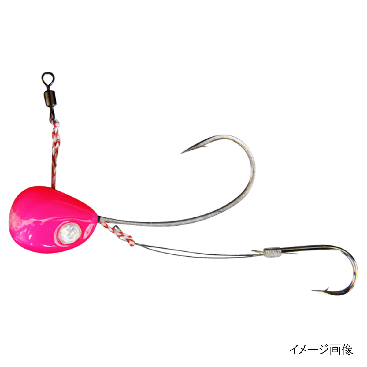 【現品限り】 ジャッカル ビンビンテンヤ鯛夢 13号 大 スパークピンク【ゆうパケット】