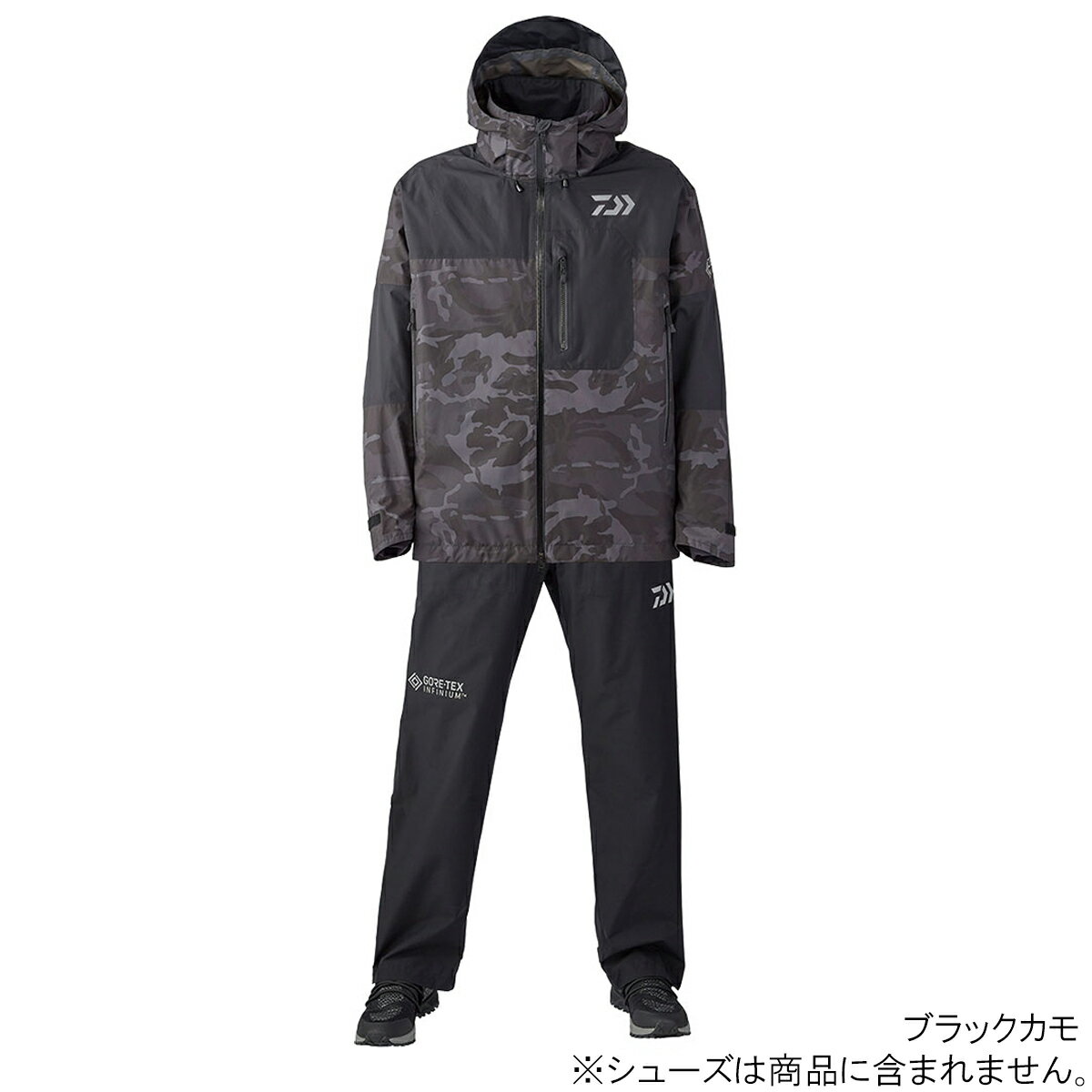 新しい到着 プロダクト インフィニアム ゴアテックス ダイワ レインスーツ ブラックカモ 2xl Dr 190 Spmau Ac In 新しい到着 プロダクト インフィニアム ゴアテックス ダイワ レインスーツ ブラックカモ 2xl Dr 190 Spmau Ac In