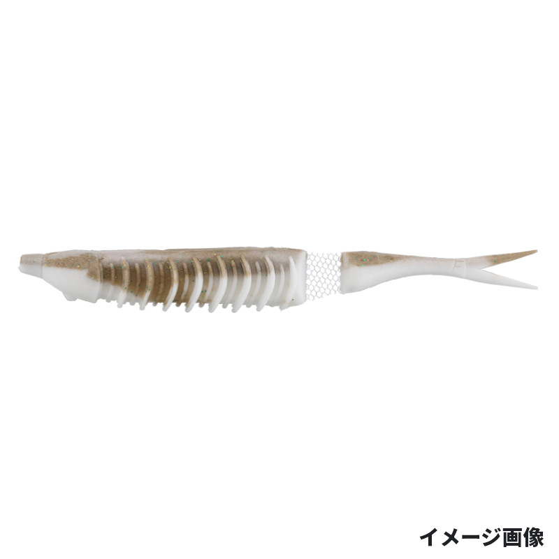 【楽天ブラックフライデー！3点購入で最大28倍！】【アウトレット】 ジャッカル ワーム バウンティーフィッシュ 158 プリズムシャッド【ゆうパケット】