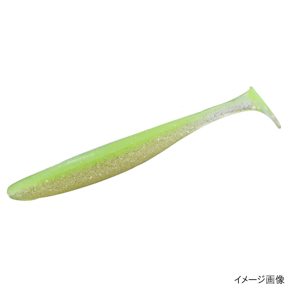 オーエスピー ワーム ドライブシャッド 4.5インチ TW184(ライムチャートバックシャイナー)