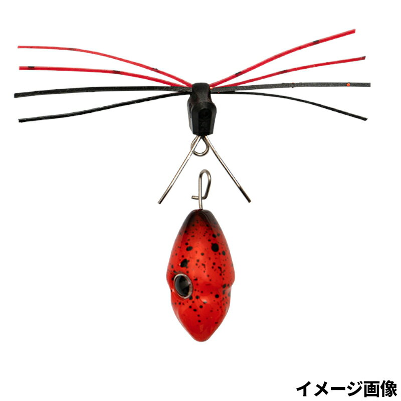 【楽天ブラックフライデー！3点購入で最大28倍！】ジャッカル ルアー ブリーカーボトムスイッチ 3.5g ソリッドレッド【ゆうパケット】