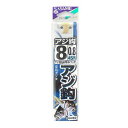 【衝撃!4点購入で最大1万ポイント!】ささめ針 アジ鈎 糸付 AA402 針8号−ハリス0.8号 金【ゆうパケット】