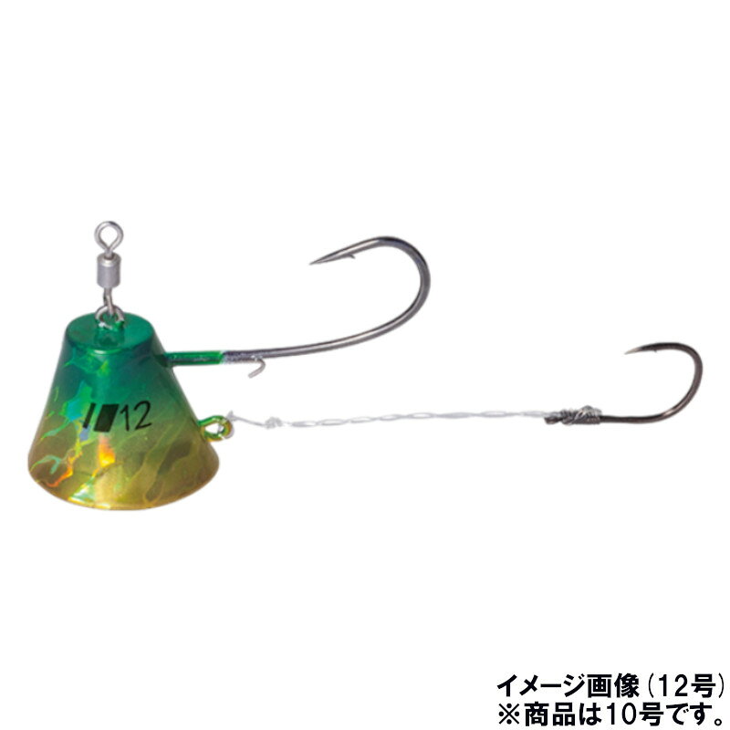 【アウトレット】【現品限り】についてのご注意事項●展示品の為、商品・パッケージにご利用に差し支えない程度のキズ・汚れ・色焼けなどがある場合がございます。ご注文順に商品を引当させて頂きます。商品の状態についてのお問い合わせやご要望にはご回答出来かねますのでご了承下さい。●パッケージ・保証書の無い商品もございます。●別注文との同梱・内容変更・キャンセル・お客様都合での返品交換はお受けできません。●【アウトレット】商品は今後入荷予定がなく売り尽し価格で販売している商品です。●【現品限り】は今後の入荷予定がない商品です。●商品名に【同梱不可】【他商品同時注文不可】と記載されている商品は別倉庫から発送となるため同梱できません。システム上、同時注文が可能ですが、その際は勝手ながらキャンセルとさせて頂きます。キャンセルに伴い、各種キャンペーンの適用など取消となりますが、ご注文条件やポイントの補填・補償等は一切お受けできかねます。また、再度ご注文いただく際に完売となっている場合や、キャンペーン条件が異なる場合がございます。●掲載商品は複数サイトおよび実店舗で併売しています。ご注文タイミングにより欠品し、お取り寄せにお時間を頂く場合やお手配が出来ずにやむを得ずキャンセルさせて頂く場合がございます。●商品画像は代表画像です。仕様変更により商品スペックやパッケージなど変更となる場合がございます。仕様変更に伴う返品、商品交換の際の往復送料はお客様ご負担となります。●店舗都合・お客様都合に依らずご注文内容の修正やキャンセルを行った際に在庫なしとなる場合やポイント、クーポンなど各種キャンペーンが適用外となる場合がございます。大変恐縮ながらこのような場合でも補填などは出来かねますのでご了承下さい。【メジャークラフト/MajorCraft】見せて喰わす!オリジナル形状「富士山てんや」[FUJISAN TENYA]カラー:#3 ケイムラ緑金サイズ:10号釣り方、フィールド:ソルトルアー（オフショア）代表対象魚:タイ（鯛） TKM-12-24-01