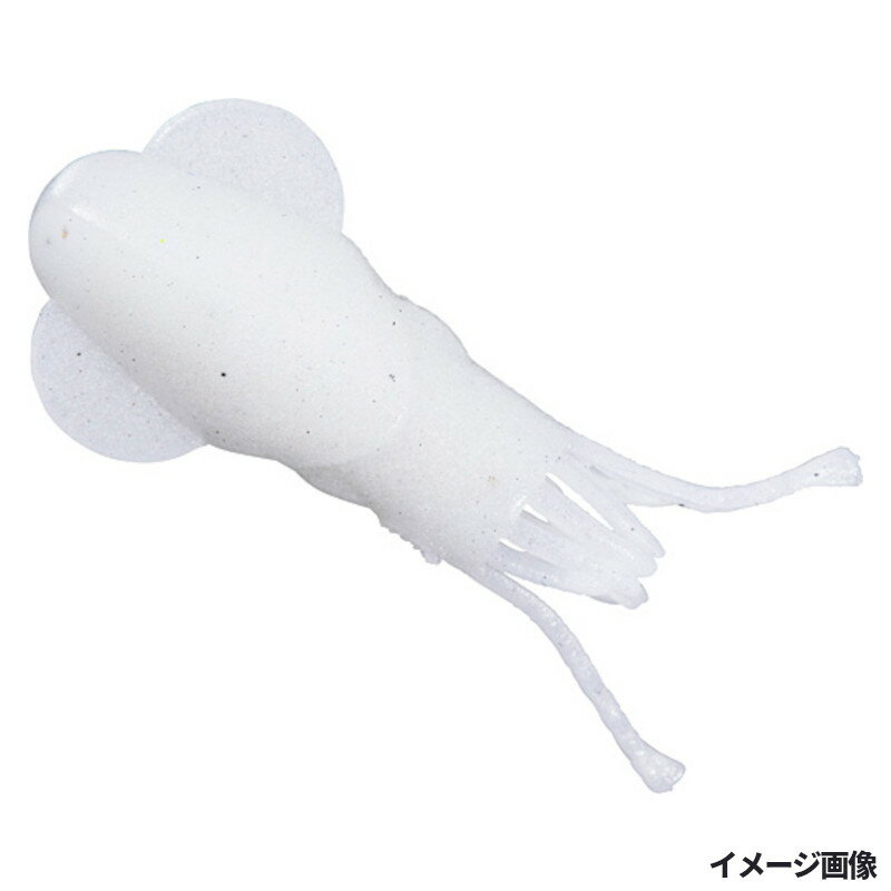 ダイワ ワーム カサゴ倶楽部ミミイカ頭巾 1.5インチ マシュマログローホワイト