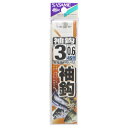 【衝撃!4点購入で最大1万ポイント!】ささめ針 糸付 袖鈎 AA403 針3号-ハリス0.6号 イブシ【ゆうパケット】