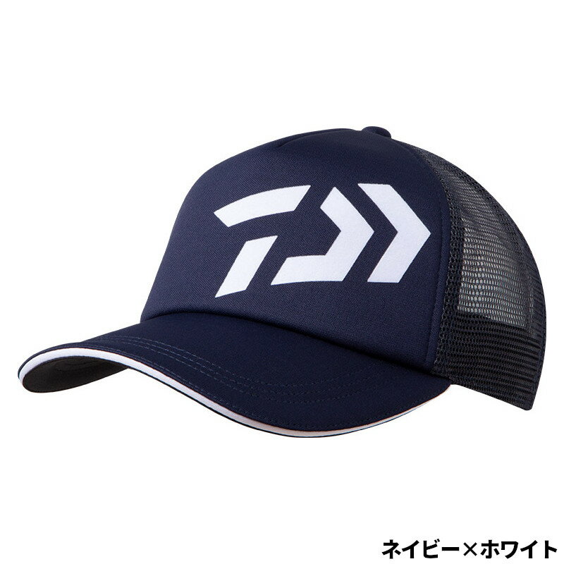 【楽天スーパーSALE！エントリー＆3点購入でP最大28倍！】ダイワ キャップ DC-6221 ベーシックメッシュキャップ フリー ネイビー×ホワイト