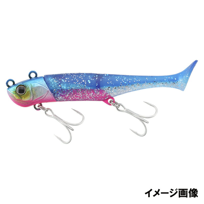 Jackall Worm Big Backer Wag Shad 22g Blue Pink