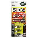 【衝撃!4点購入で最大1万ポイント!】ささめ針 実船アスリートカワハギ 24本鈎 6cm FSM26 針5号-ハリス3号【ゆうパケット】