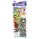 【衝撃!4点購入で最大1万ポイント!】ささめ針 ググッとセイゴ E−709 針11号−ハリス3号