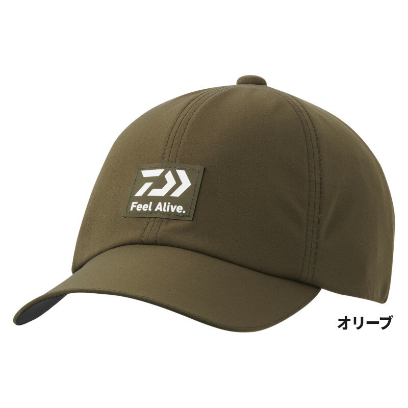 【お買い物マラソン！3点購入でP最大28倍！】ダイワ キャップ DC-6724W ストレッチロゴキャップ フリー オリーブ