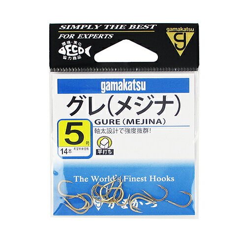 乐天商城 - がまかつ グレ（メジナ） 5号 金【ゆうパケット】