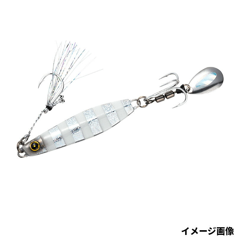 カンタン巻くだけブレードジグジャックアイマキマキ 80g シルバー青夜光ゼブラ